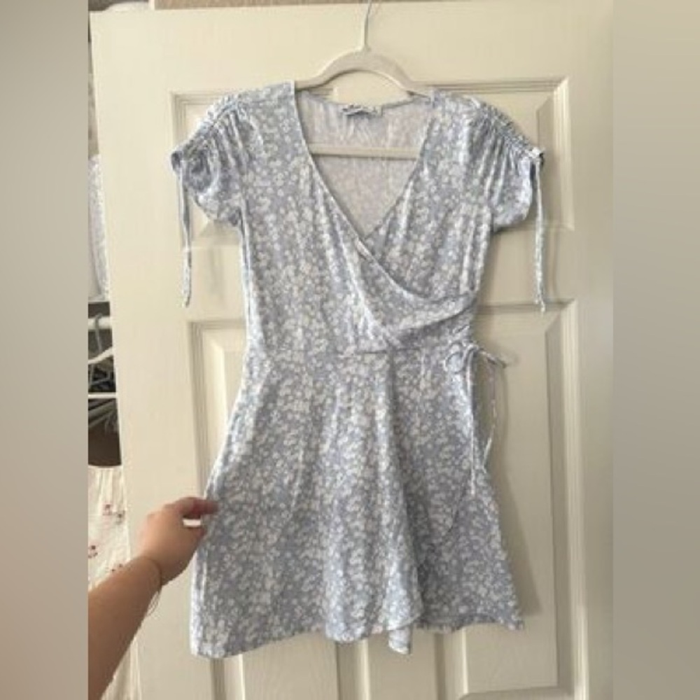 Hollister blue dress in long